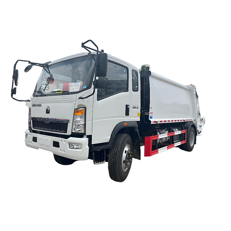 8CBM HOWO мусорный компактор грузовик