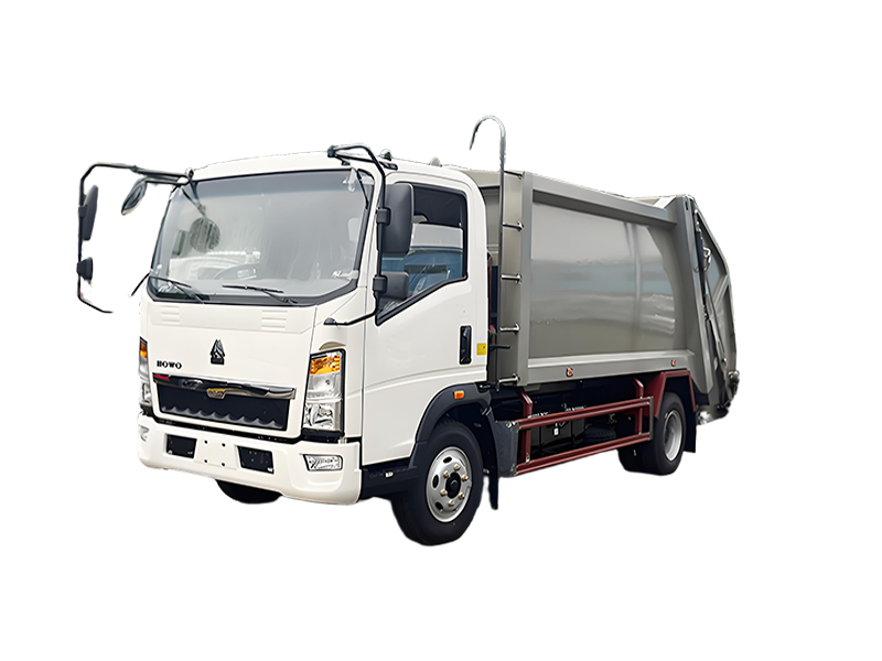 6CBM HOWO мусорный компактор грузовик