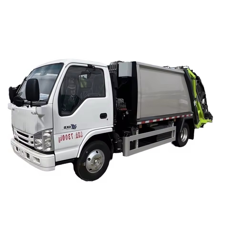 ISUZU ELF 4X2 мусорный грузовик известного бренда малого сжатия полностью модного легкого веса высок
