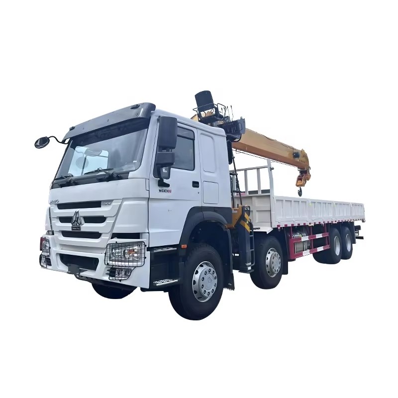 Howo тяжелый 8x4 14 тонны телескопический кран грузовика установленный кран для подъема веса