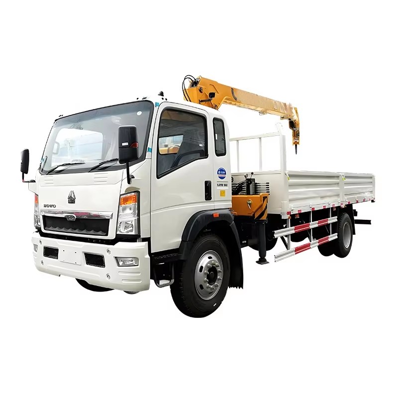 Sinotruk Howo Boom Crane Truck 5 тонны грузовик установленный кран для подъема веса