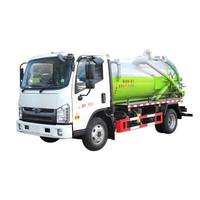 Foton 5 CBM канализационный всасывающий грузовик мини вакуумный септический фекальный всасывающий гр