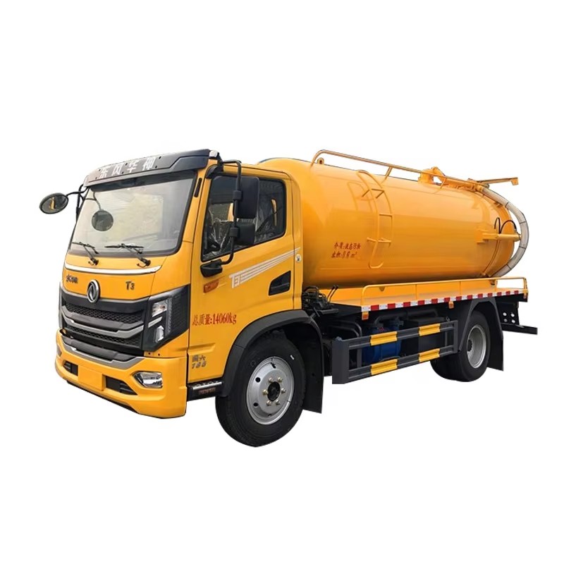 Dongfeng 8 CBM канализационный всасывающий грузовик Dongfeng 4x2 септический фекальный вакуумный кан