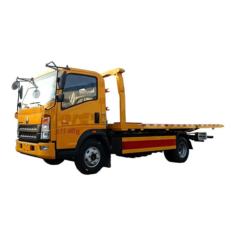 Howo 5 тонн Wrecker буксирующий грузовик платформа 4x2 дорожный грузовик для продажи