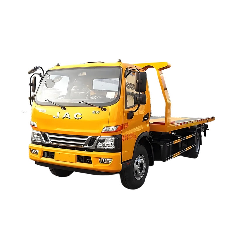 JAC Flatbed Wrecker Truck 4x2 Дорожный спасательный буксирующий грузовик с лебкой для продажи