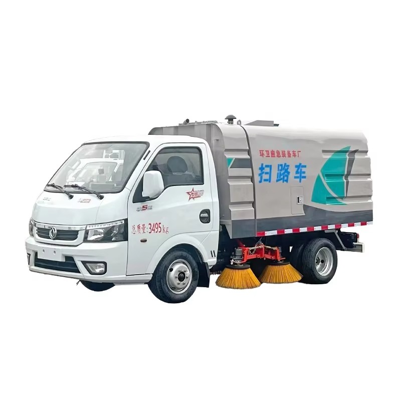 Dongfeng Mini Vacuum Road Sweeper Truck 2000L Street Cleaning Truck для городской улицы и аэропорта 