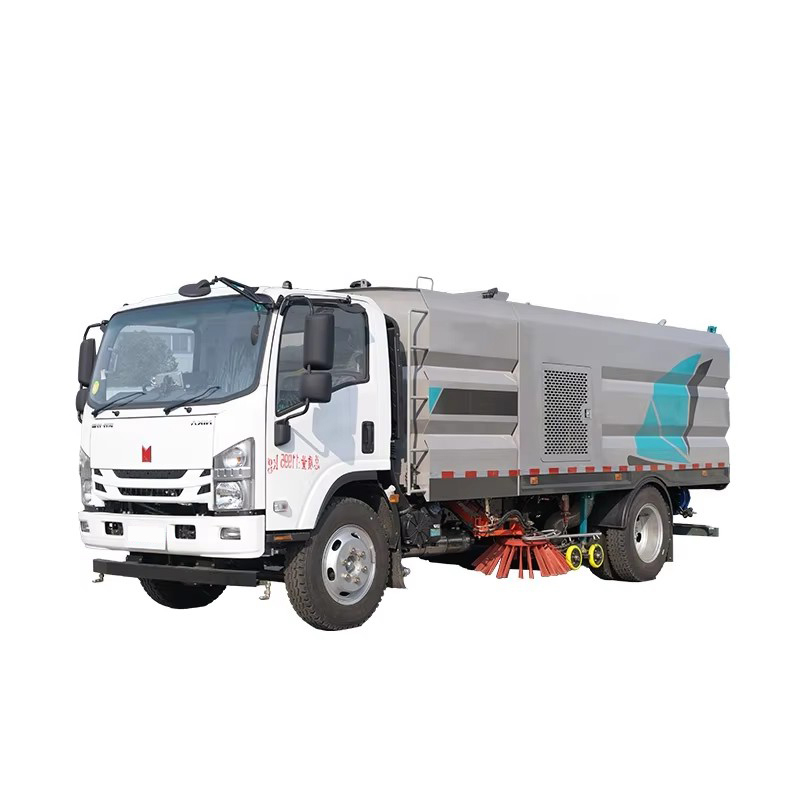I SUZU Street Sweeping Truck Высокое давление 6CBM Вакуумная дорожная стирка Sweeper Truck для прода