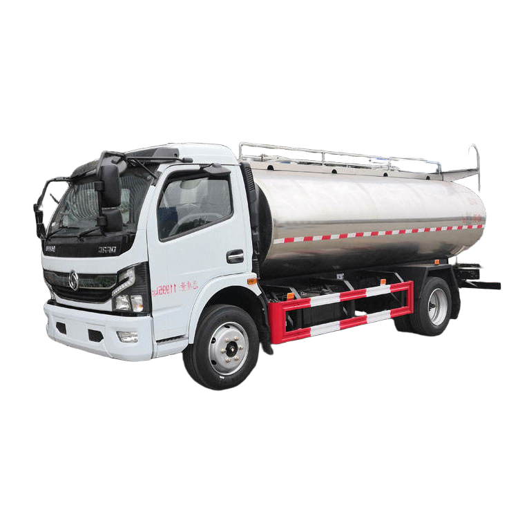 Новый 8.3cbm Молочный танкер грузовик Dongfeng нержавеющей стали 120HP Молочный танкер грузовик с жи