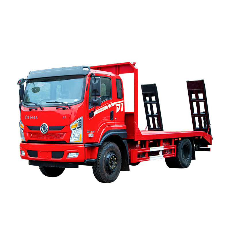 Dongfeng 4x2 дизельный 10-тонный мини плоский грузовик платформа грузовик с лестницей, экскаватор, э