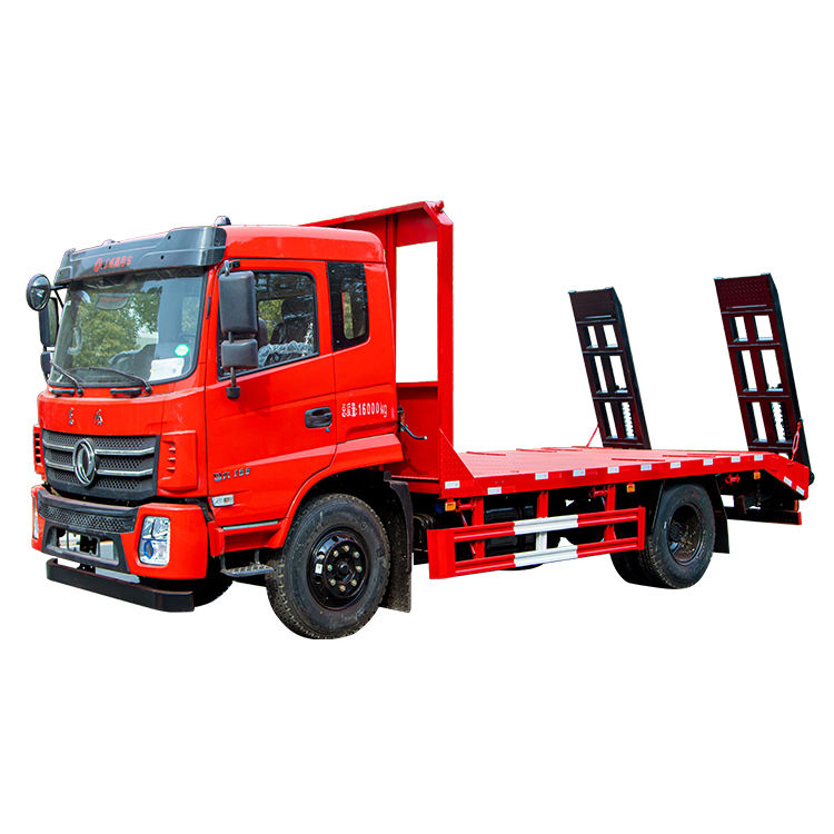 Dongfeng 4x2 дизельный 10-тонный мини плоский грузовик платформа грузовик с лестницей, экскаватор, э