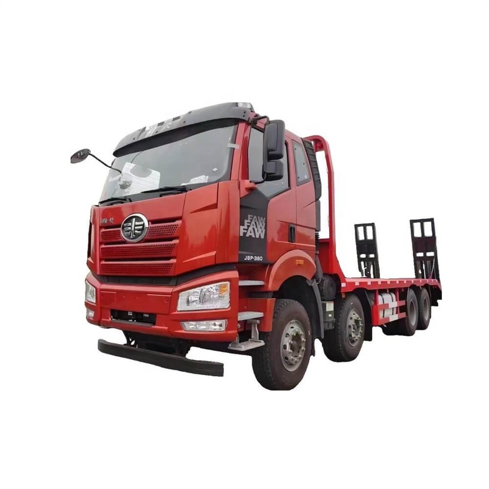 Тяжелый грузовик FAW 8x4 20-футовый контейнер с задней лестницей для продажи