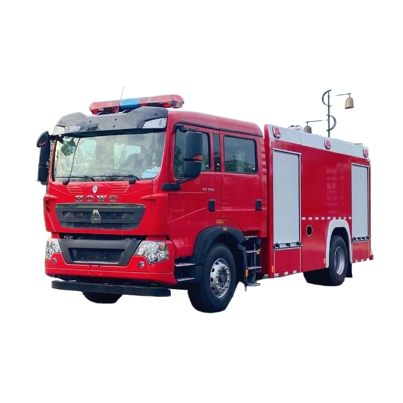 Тяжелый грузовик HOWO 4x2 Водный бак Пожарный грузовик Пена Пожарный грузовик 8000L Водный бак