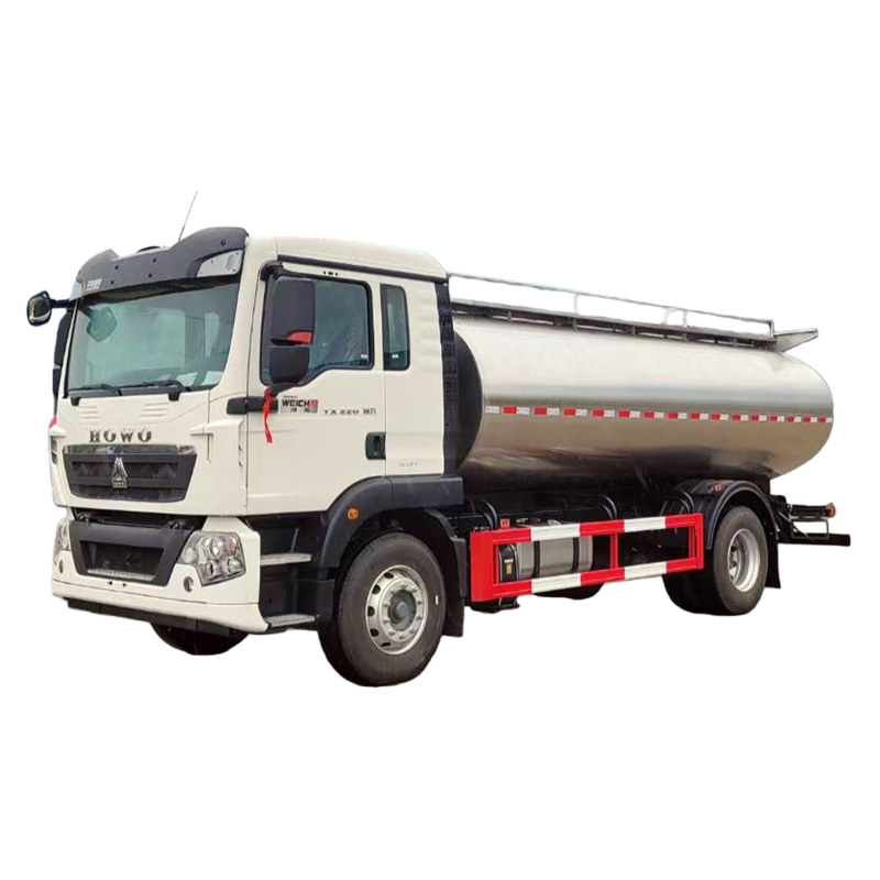 Новый грузовик Sinotruk Howo 4X2 15000L для транспорта молока из нержавеющей стали 15m&sup3;
