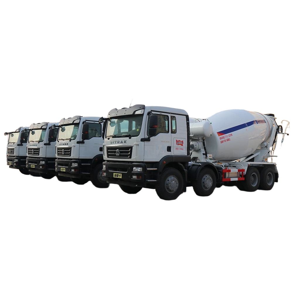Прямая фабрика SITRAK 8X4 12m&sup3; Бетономешающий резервуар Центральный бетомешальник