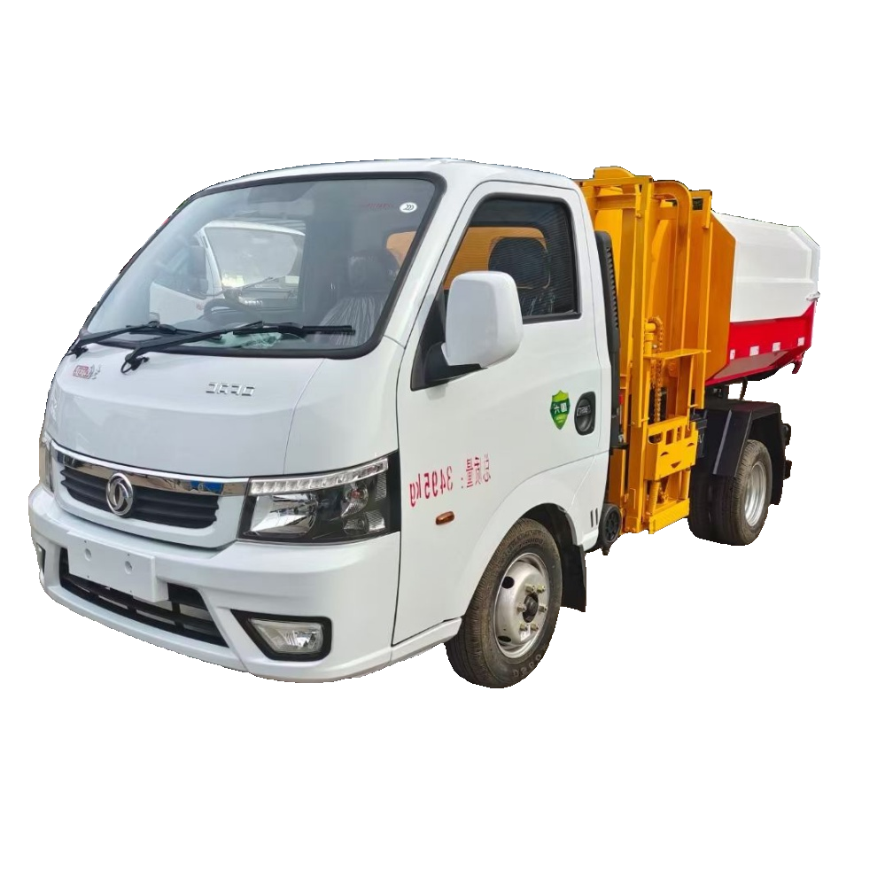 Дизельный двигатель Dongfeng 5CBM компактный боковой загрузки сжатия мусорного грузовика заднего пог