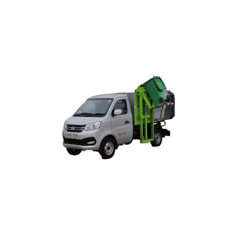 Changan 3CBM Дизельное сжатие мусорный грузовик Компактный боковой загрузки Протекающий дизайн 4x2 г