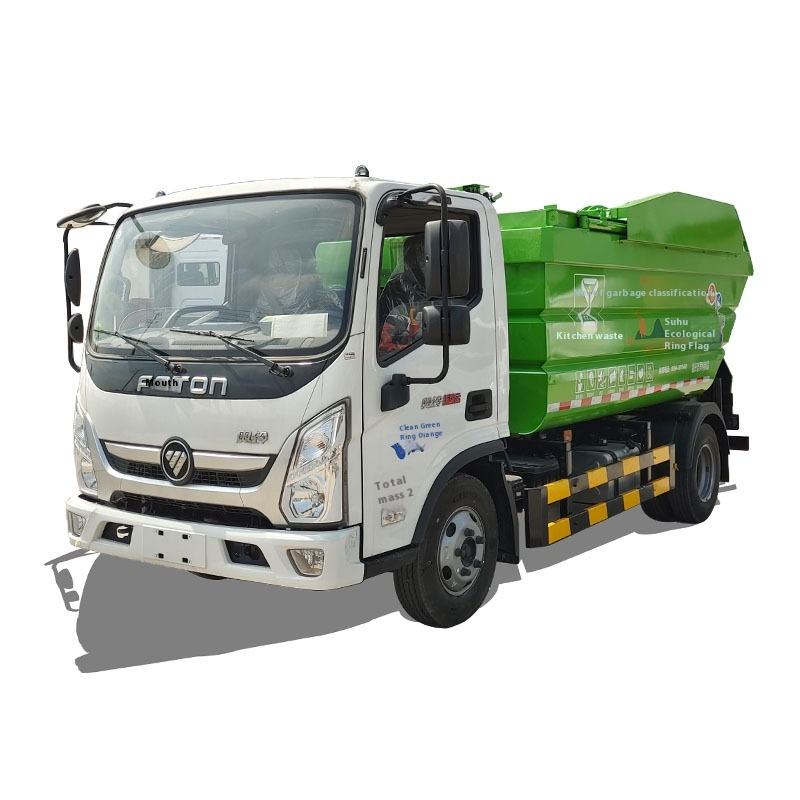 Dongfeng 5 квадратов 5 тонн высокой позиции докинг мусорный грузовик чистое удаление мусорный грузов