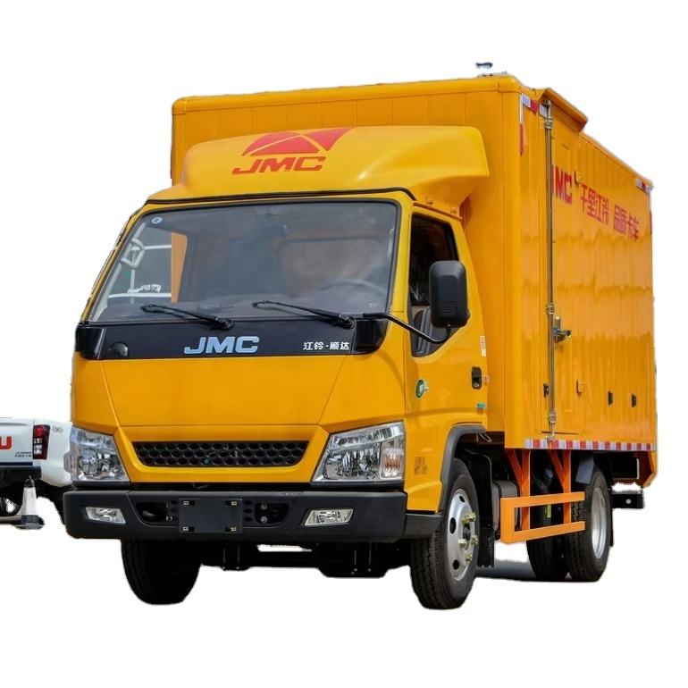 Новый 4x2 JMC ван грузовой грузовик 3-5 тонн дизельной коробки грузовик левого рулевого легкого груз