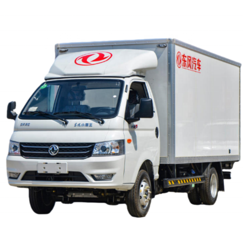 Коробка грузовика Dongfeng 4X2 Дизель Новый стандарт выбросов Евро 3, загрузка 2-3 тонн товаров Заво