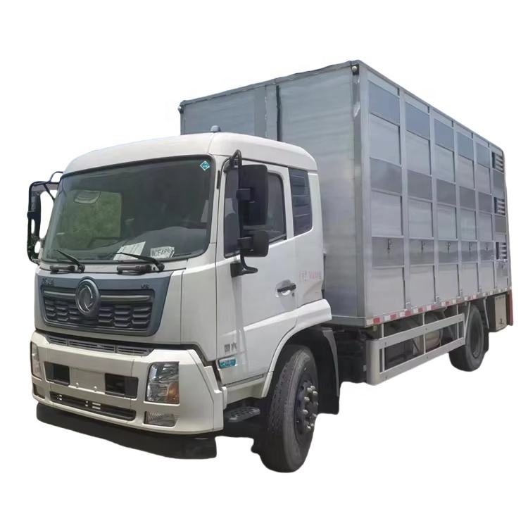 4*2 4*4 Животный грузовик перевозки скота Dongfeng 6.8m ферма свинья птица грузовик перевозки живой 