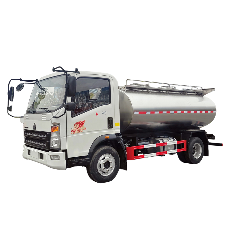 Sinotruk Howo 4X2 Молоко грузовик 5000L Молоко танкер грузовик 5m&sup3; свежее молоко пиво и сок пер