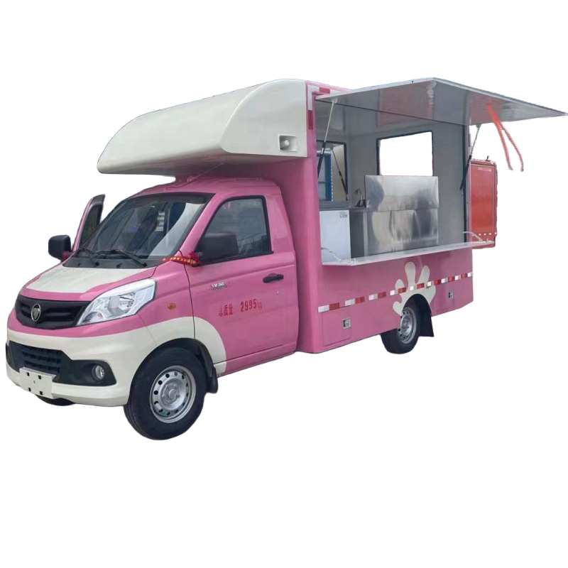 Китайский FOTON 4 * 2 мороженое горячая собака корзина еды трейлер мобильный грузовик быстрого питан