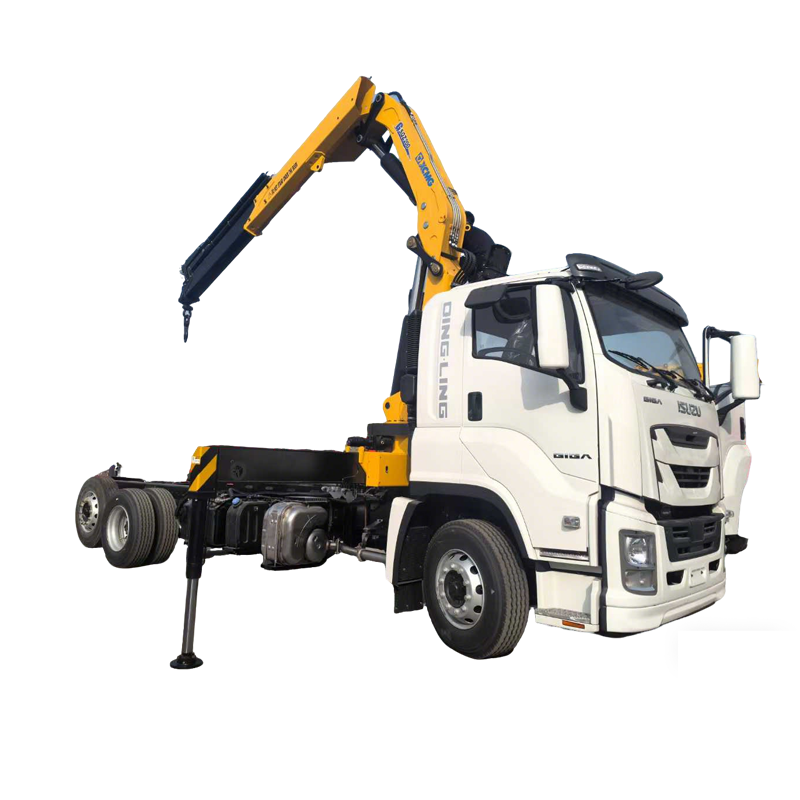 6X2 Isuzu гигантский XCMG G серии 10-тонный пяти-секционный телескопический кран
