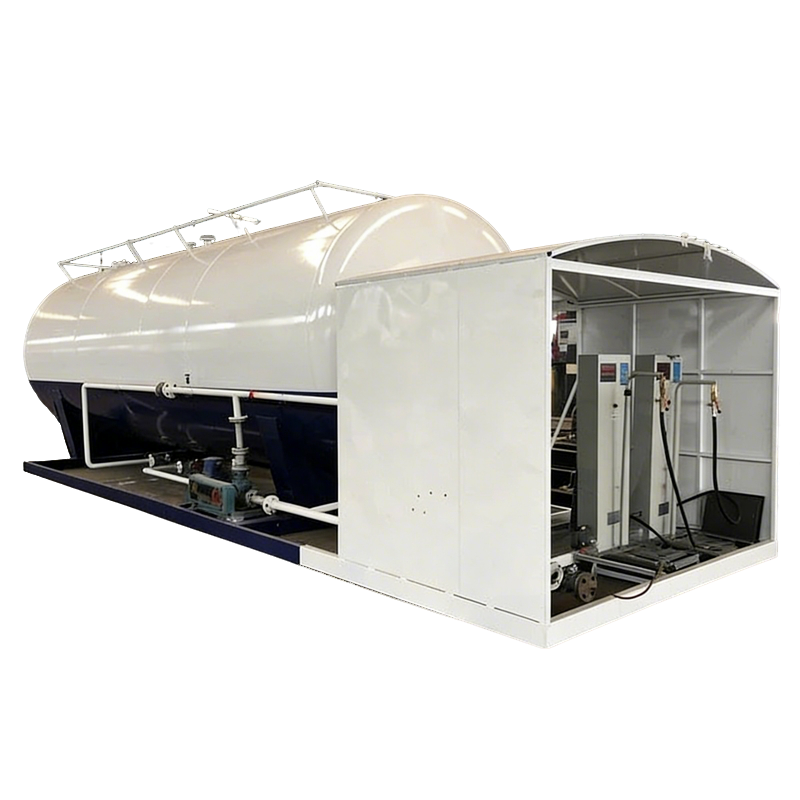 40000L 20Tons СНГ танкер Скид Станция для приготовления пищи газа