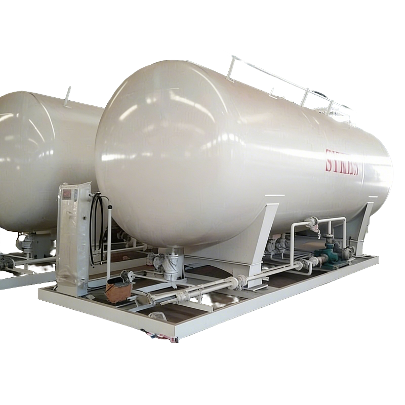 45cbm 45000Liters Lpg Mobile FillingPlant 22.5tons 22mt 23mt СНГ SkidStation
