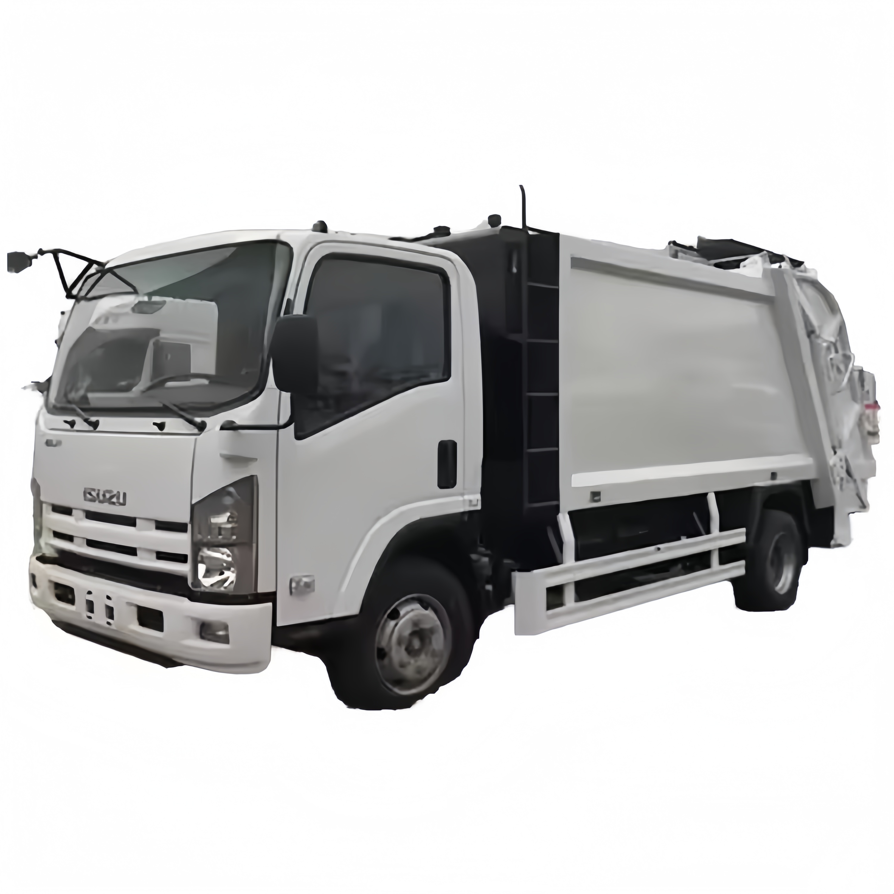 Мощный мусорный грузовик Isuzu 8 кубических метров с компактным контейнером для глобальных решений п